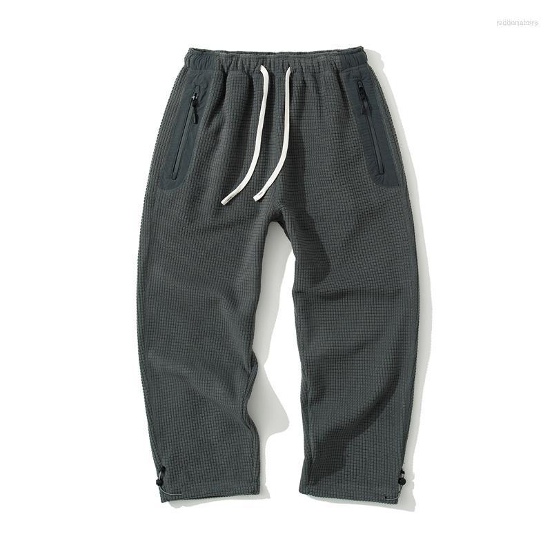 

Men's Pants Men's Corn Men Plaid Corduroy Loose Casual Streetwear Fashion Male Autumn Winter Sport Jogger Sweatpant Cityboy Outdoor, Black