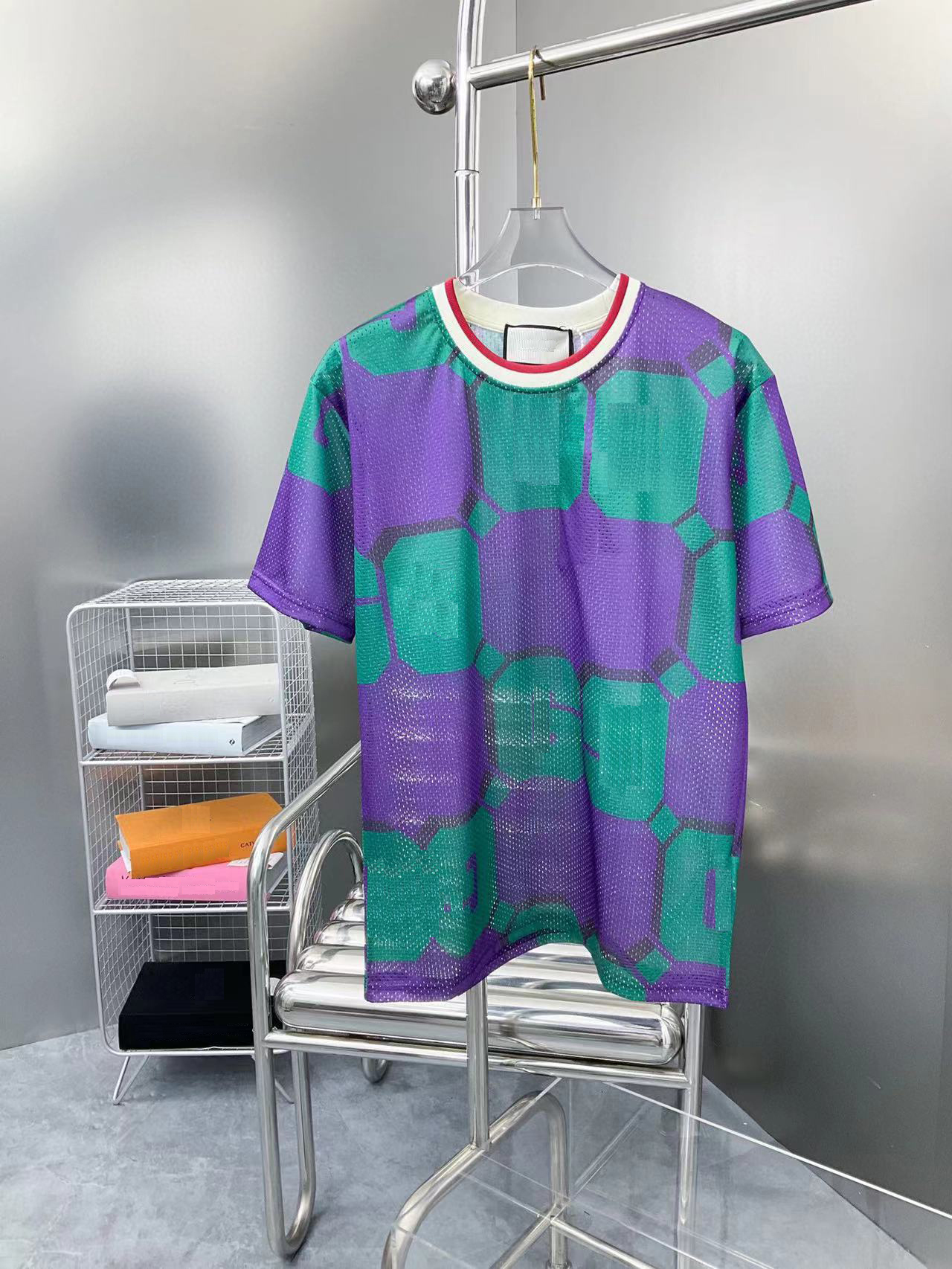 

23SSLBrand Luxury Men s Women Designer Casablanca Rhude Short Sleeve Summer Fashion Casual Brand Letter High Quality Designers T-Shirt US Size roblox th 0#9