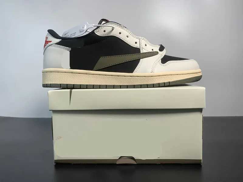 

New Release Basketball Shoes Latest TS x 1 Low OG Olive DZ4137-106 Outdoor Sneakers With Original Box