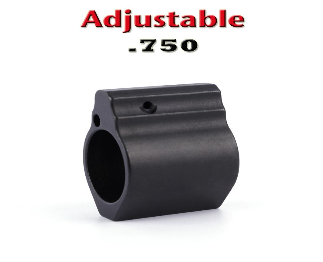 

High Quality Steel Low Profile 750 Adjustable Gas Block 556 2232655751, Black