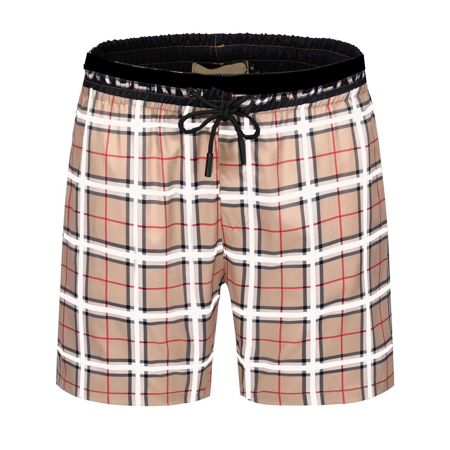 

Men's Designer Fashion Women's Beach Shorts Plaid Stripe Classic Letter Printing Drawstring Asian Size M-3XL Casual Loose Fit