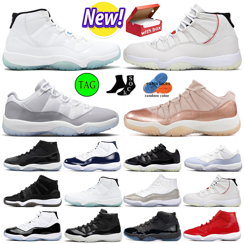 

designer shoes 11 Basketball Shoes High 11s Trainer Cherry womens shoe Concord 23 45 Navy Snakeskin Bred Cement Grey Bred Low Concord Low Rose Gold Trainers Sneakers, #28 navy gum 40-47