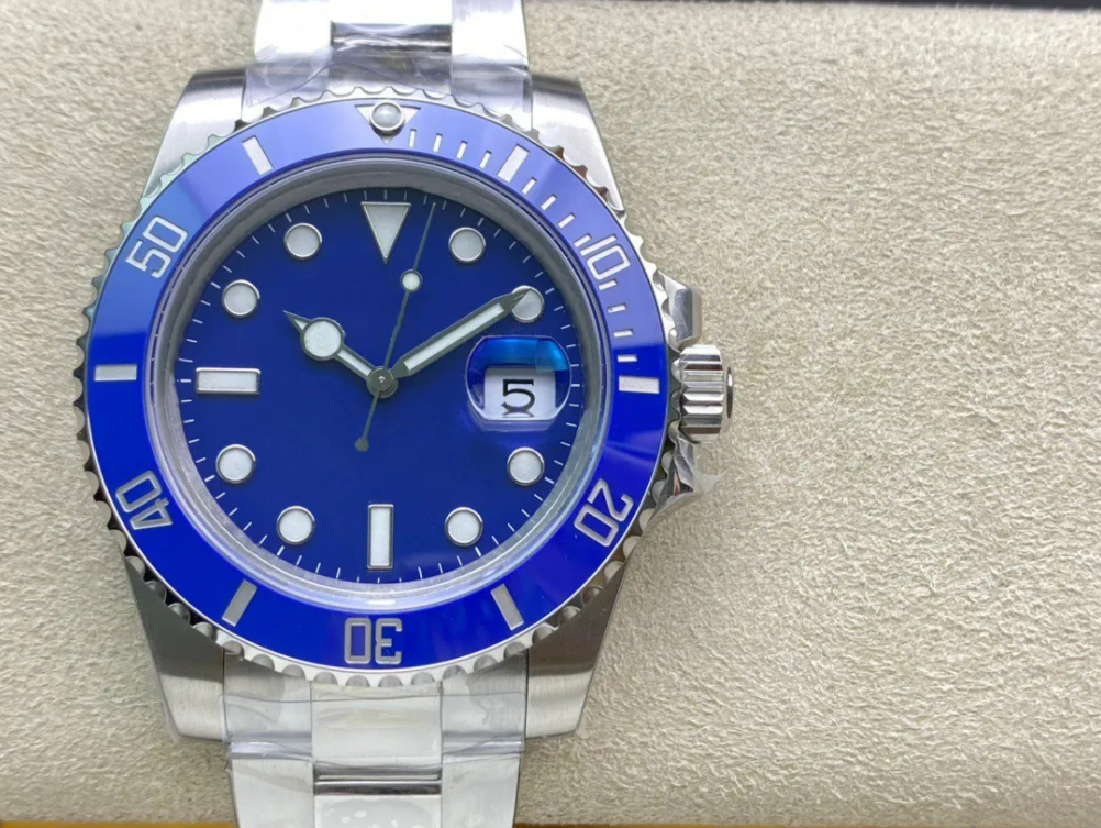 

With box Mens Watch Watches High Quality Automatic Mechanical 2813 movement Watches Men Ceramic bezel Stainless Steel Luminous Waterproof Wristwatch, Style 5 original box+watch