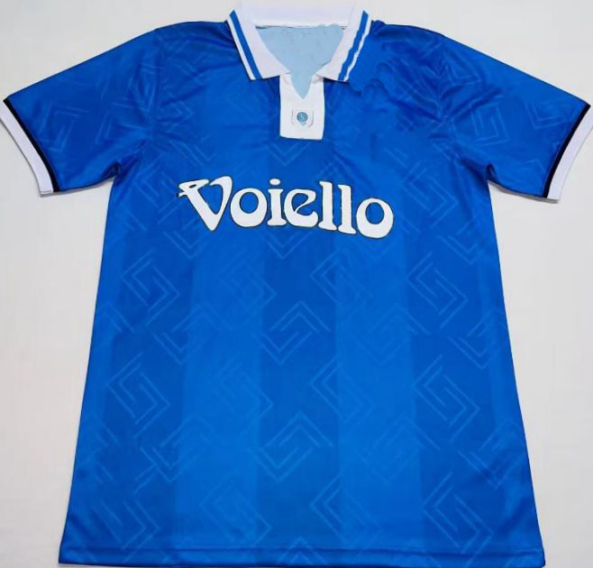 

1993 1994 NAPLES Retro soccer jerseys MARADONA classsic vintage football shirts uniform quality kit men Maillot de football jersey 1989 1990, 1993/94 home shirt