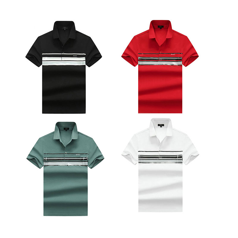 

Boss Mens Polo Shirt High Quality Fashion Mens T-shirt Luxury Polo Collar Pure Cotton Breathable Top Boss Business Shirt Casual Fashion Street Mens Tees Collar Polos, Light sky blue