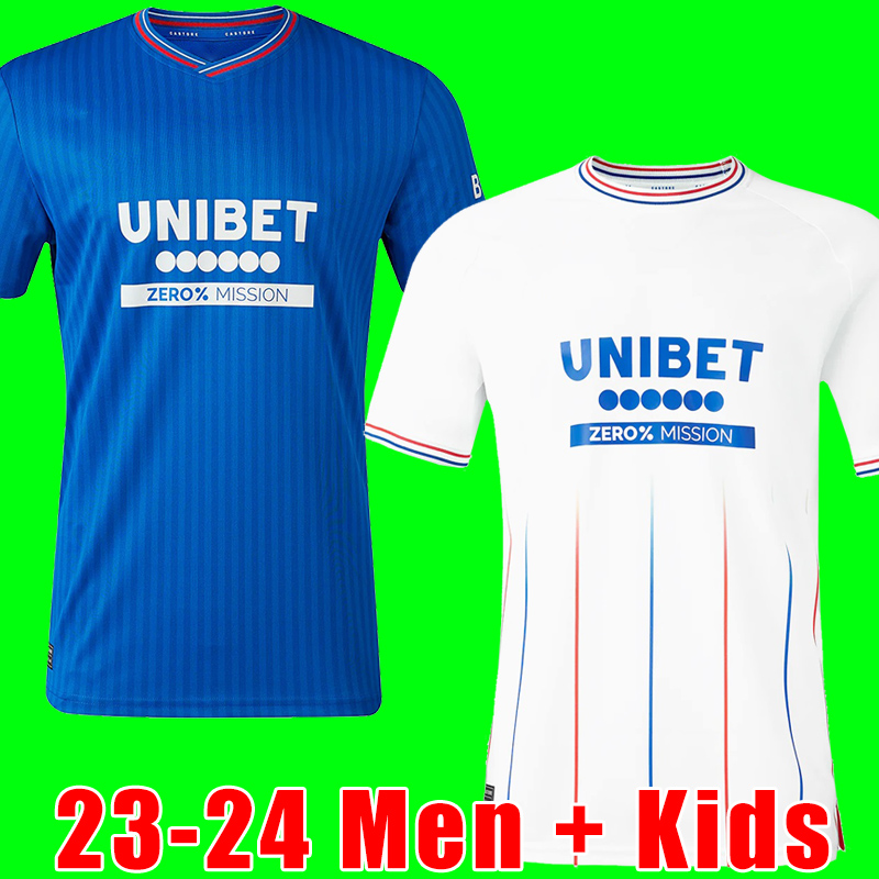 

23 24 Rangers Soccer Jerseys 2023 2024 away Glasgow COLAK ROOFE LUNDSTRAM HAGI BARKER MORELOS TAVERNIER KENT TILLMAN FC FASHION JR Football Shirt men kids kit boys 121, 23/24 men home