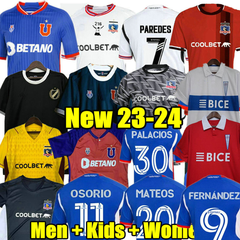 

VALENCIA 23 24 Colo Colo Soccer Jerseys third away #10 Uniform #32 ARRIAGADA Football Shirt HOME special jersey 2023 2024 Catolica Universidad de Chile VARGAS PALACIOS, Universidad de chile kids