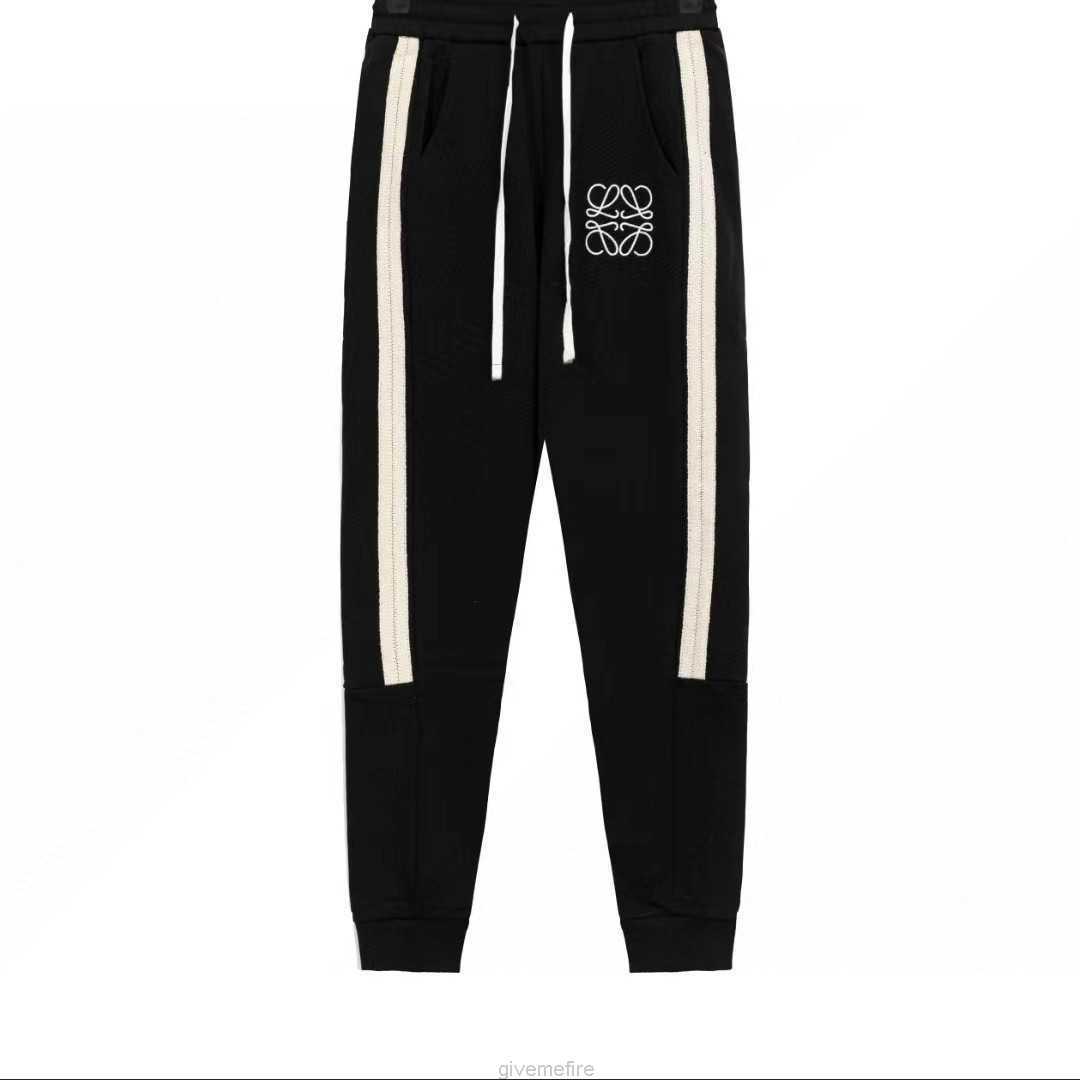 

Designer Fashion Clothing Casual Pant Loewe Loe 23fw New Lace Embroidery Couple Casual Pants and Pants for Men and Women Three Standards Complete Streetwear Jogger T, There should be all the colors in the