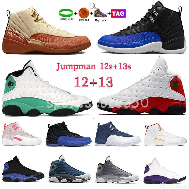 

2023 New Men Women 12s 13s Basketball Shoes Jumpman 12 13 Shoe Womens Trainer Sports Sneakers Golf Hyper Royal Fiba Lucky Green Obsidian Sneaker Mens Trainers, #39- playoffs