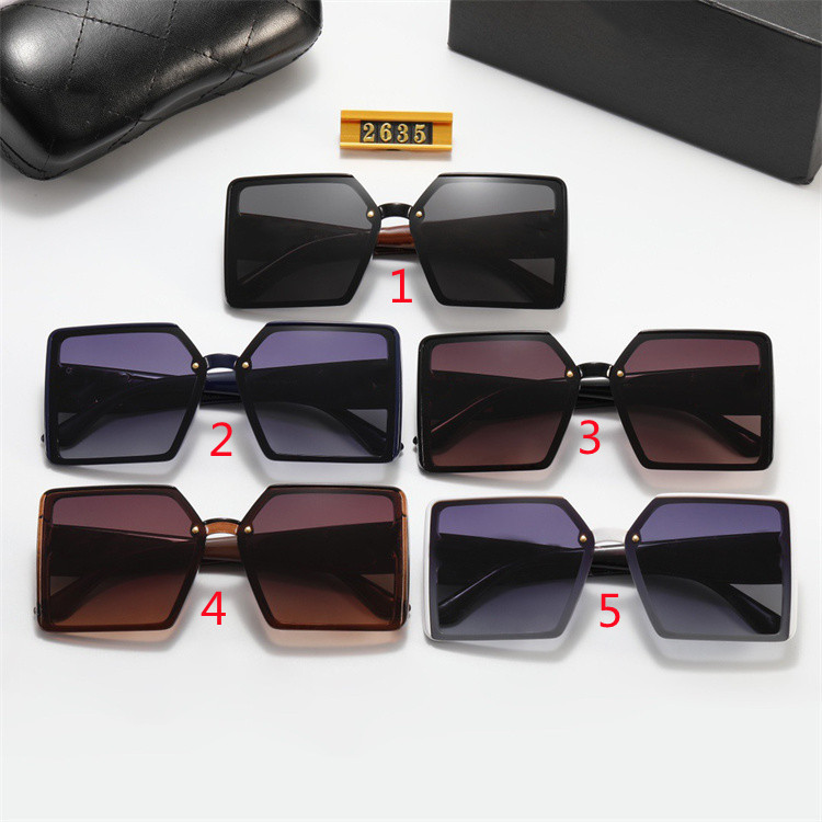 

women designer sunglasses brand sunglasses for men New fashion ladies polarized sunglasses Europe and the United States large frame personality sunglasses 2635