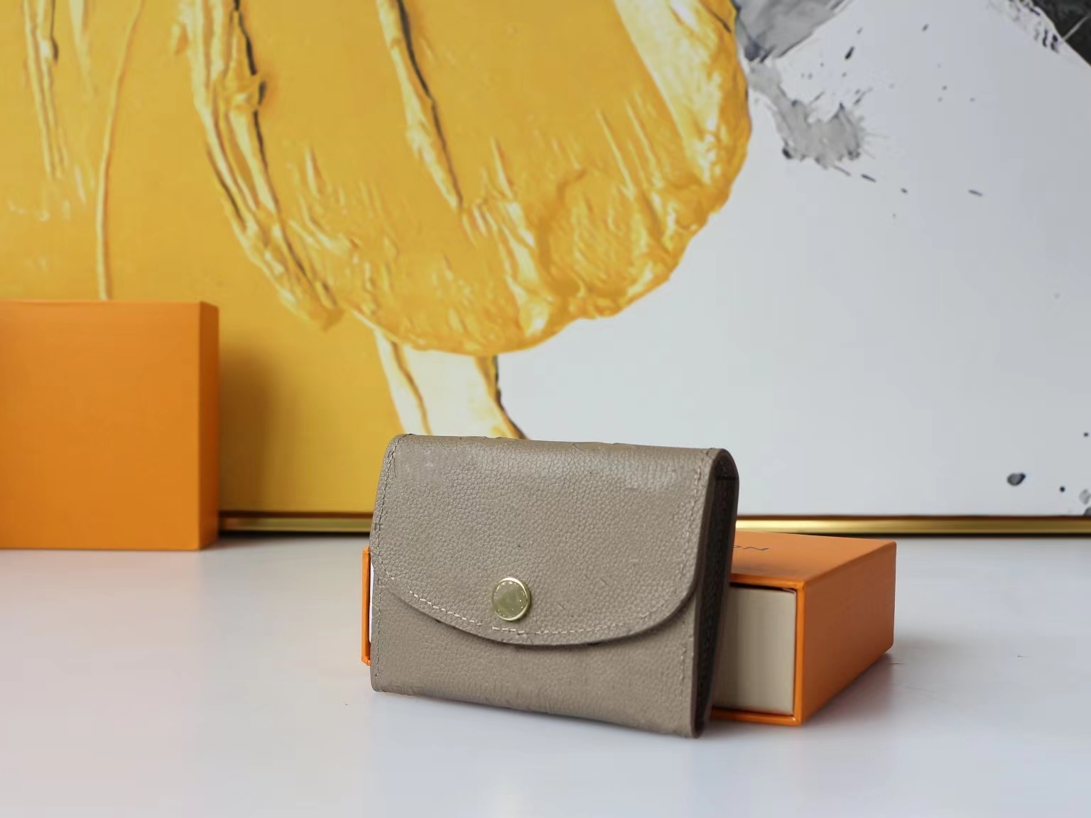

Top Luxury Leather Wallet Fashion Designer Wallet Vintage Unisex Handbag Card Holder Coin Wallet Famous Clutch Wallet with Box Dust Bag