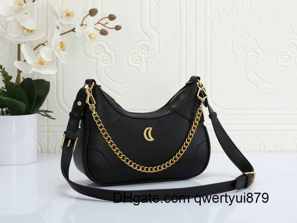 

Shoulder Bags L Ophidia Underarm Bag Crescent Moon Handbags Luxury Designer Women Letters Hobo Adjustable Leather Straps Purse Wallet, Brown