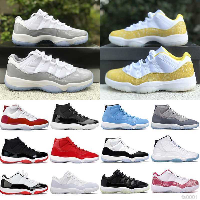 

Designer Sneaker Jumpman 11 11s Mens Basketball Shoes Cement Cool Grey Dmp Cherry Yellow Snakeskin Gamma Blue 72-10 25th Anniversary Concord Bred Womens Sneakers, 02 yellow snakeskin