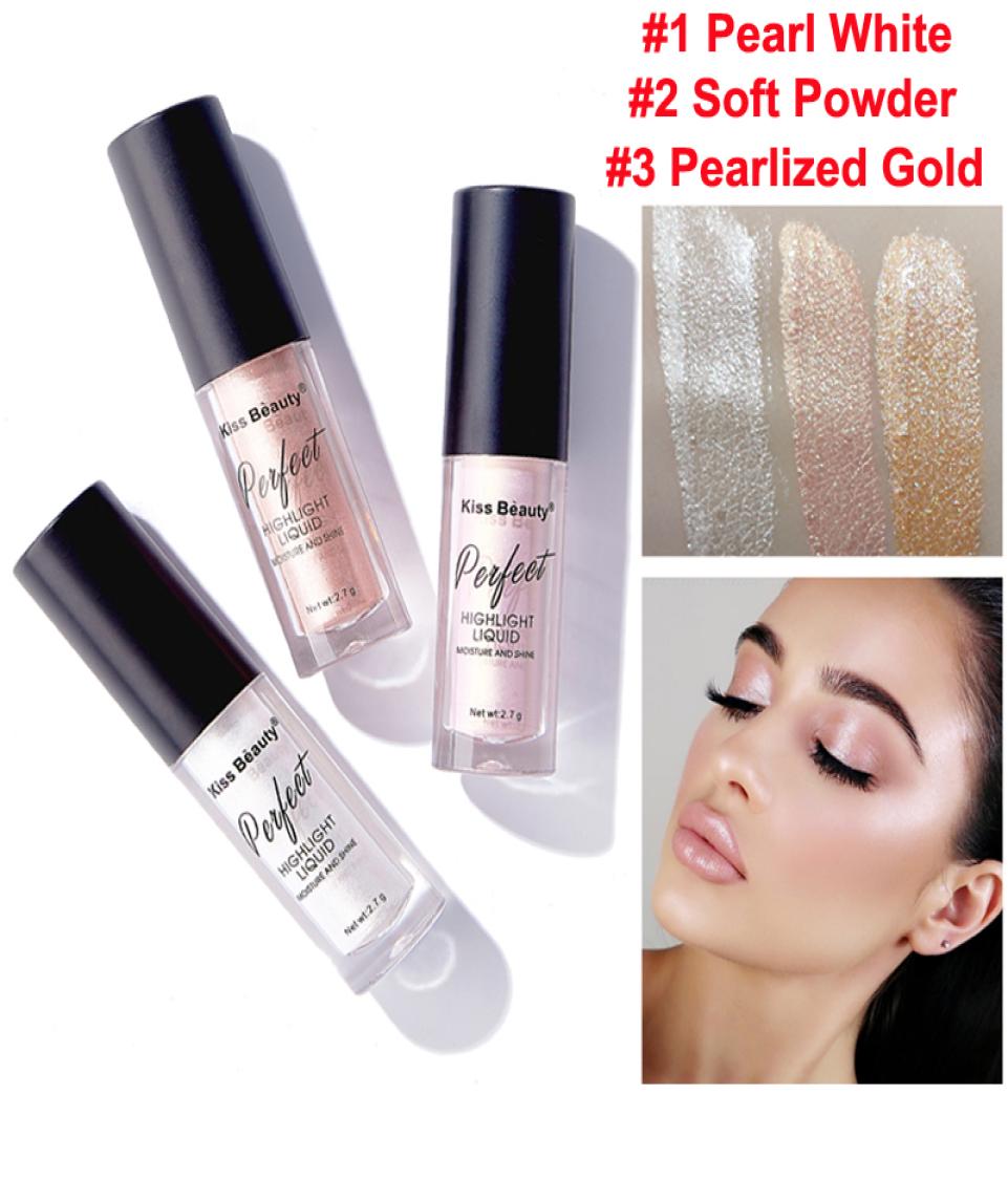 

3D Highlight illuminator Liquid glow Highlighter Foundation Concealer for Face Body Makeup Smooth Brighten Skin Tone Contour Ste4483346, Sky blue