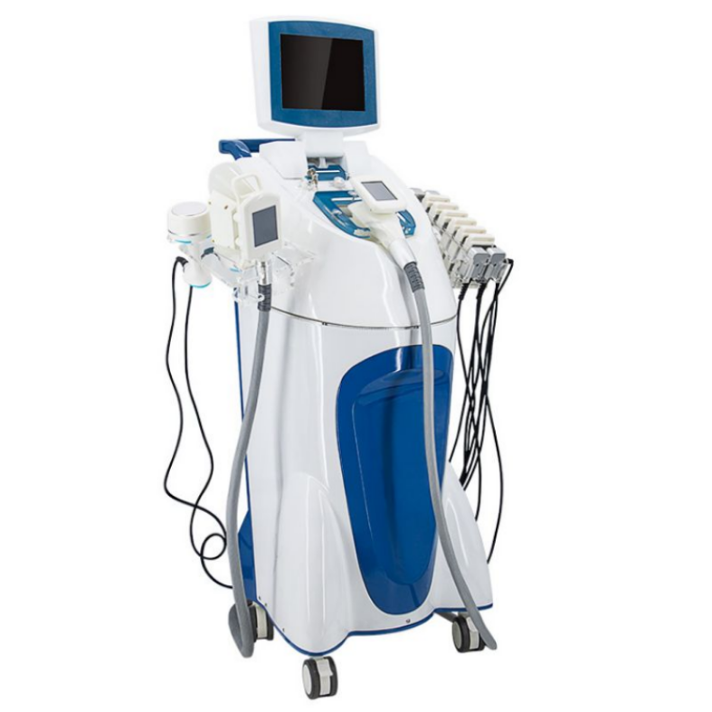 

Laser Machine 5In 1 Result Roller Shape Infrared Cryo 40Khz Vela Ultrasound Rf Painless
