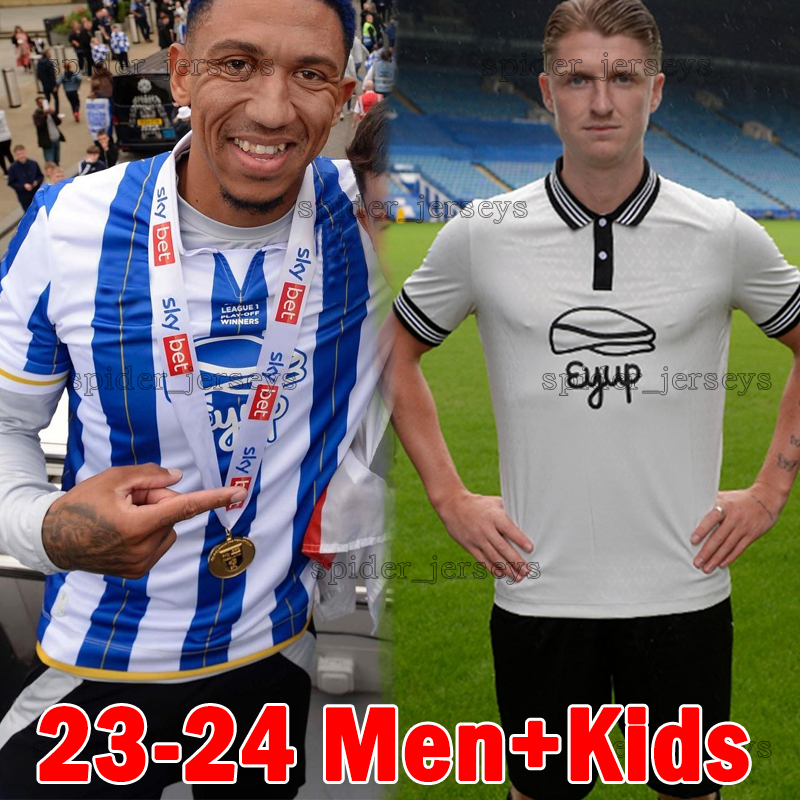 

23 24 Sheffield Wednesday soccer jerseys 2023 2024 Paterson Will Vaulks Callum Smith Football Shirts Tyreeq Michael Mallik Wilks Bakinson Men Kids Kits Uniforms Set, Xiezhousan 23-24 away patch