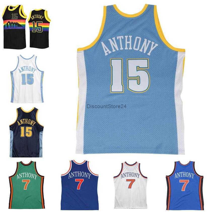 

NBAs Stitched classic retro jersey Carmelo 7 Anthony Mitchell and Ness 2003-04 11-12 Basketball jerseys Men Women Youth S-6XL, Stitched jersey