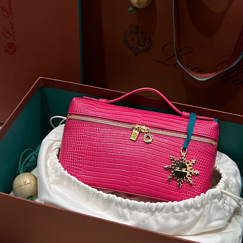 

Designer Clutch Bag Loropiana Extra Pocket Pouch L19 Calfskin Crossbody Bag 10A Mini Handbag With Box LP02