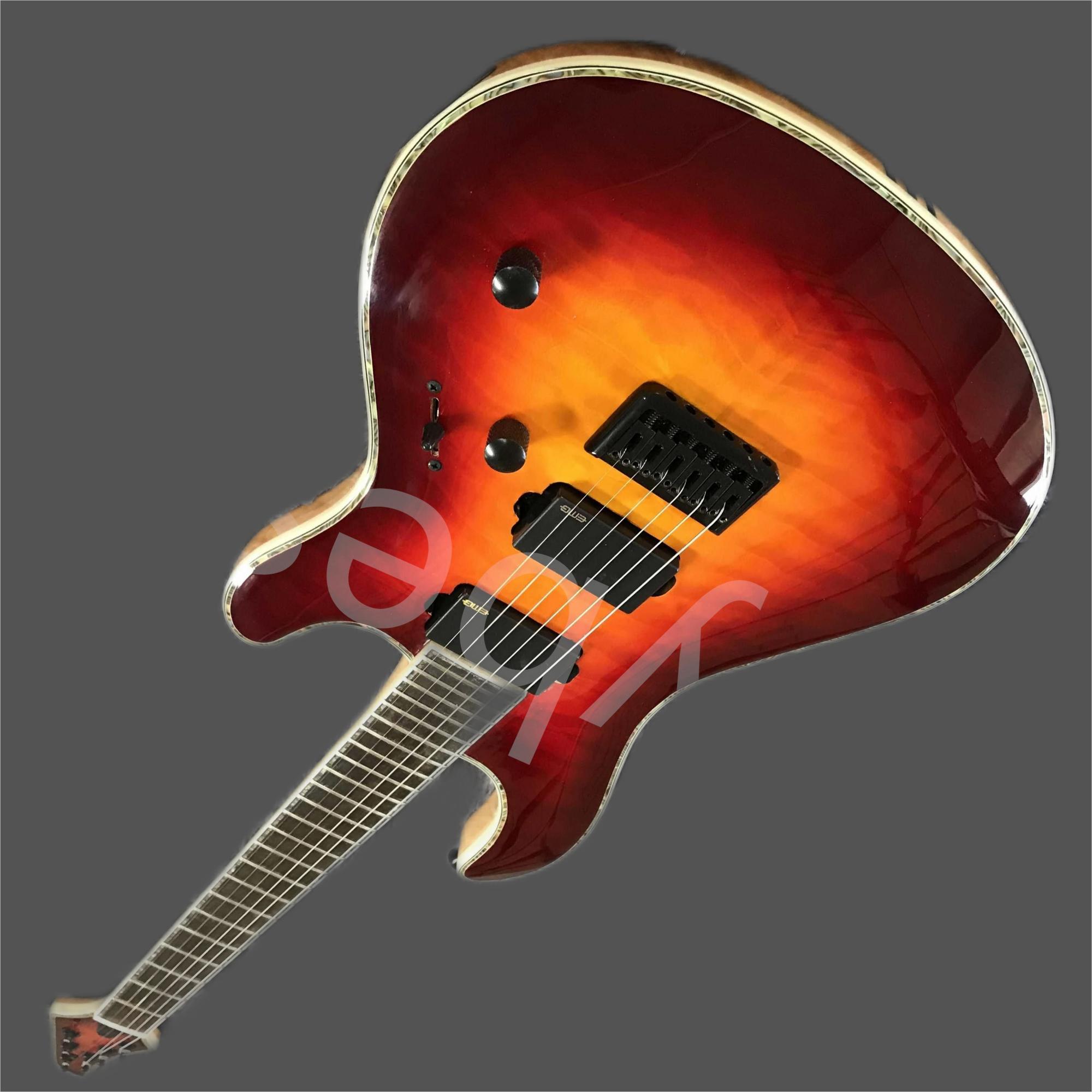 

Lvybest Electric Guitar, Gradient brown, Alien, White, decorative, Pop, New, 2023