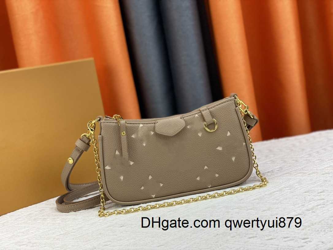 

Shoulder Bags L Designer Bag EASY POUCH ON STRAP Spring 22 Style Chain Underarm Fashion Wallet EPl Embossed Leather Crossbody M80349 M81066 M81137, #1