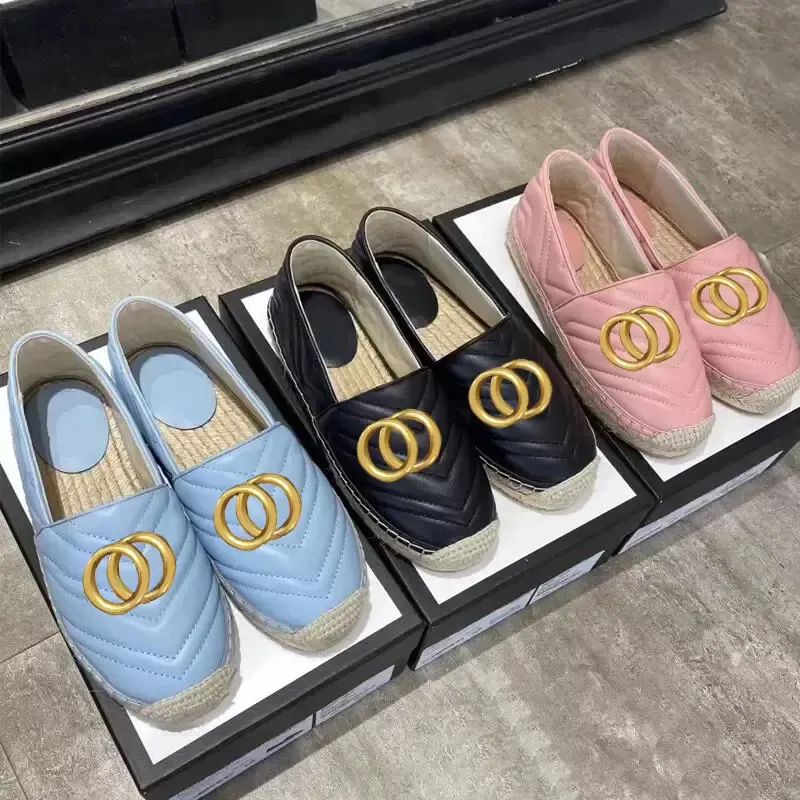 

Dress Shoes espadrilles designer women loafers Genuine leather size EU34-42 designer Loafer Cap Toe Flats luxury Casual Laid-Back Classi KfP