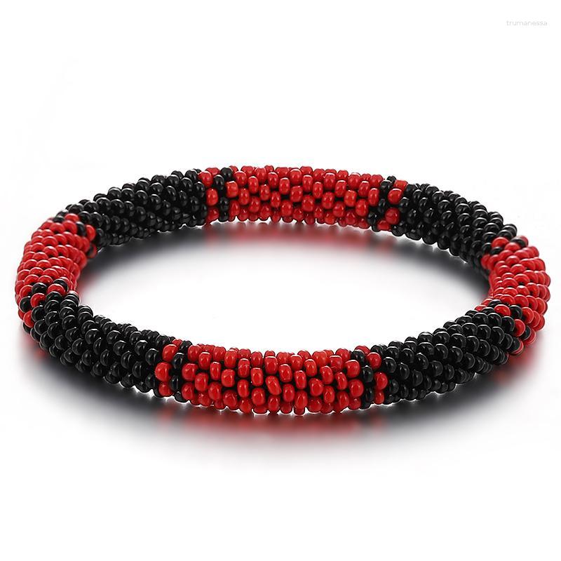 

Charm Bracelets Nepal Czech Bead Bracelet Handmade Crochet Raym22
