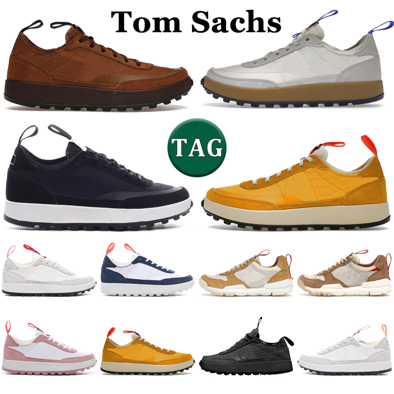 

Tom Sachs Craft General Purpose Athletic Shoes men women Field Brown Archive Dark Sulfur Black White Red Navy mens trainers outdoor sports sneakers