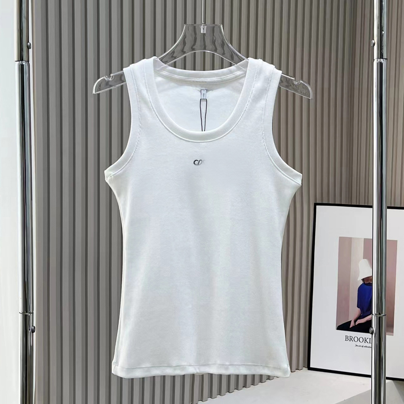 

Women' Designer black loews high Quality Knitted T-shirt Embroidered Tank Top Yoga Tank Top Sports Tank Top loews mens loews top man tops tees for spring summer autumn, Colour13