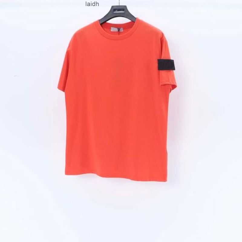 

Mens T-shirts Solid Color Designers t Shirt Men High Street Loose Womens T-shirt Women American Classic Armband Shirtcr8dcr8d