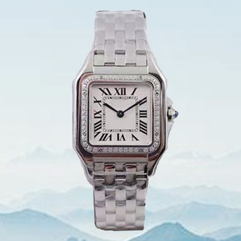 

lady quartz watch design for gold waterproof luminous bezel stainless steel woman wristwatch 22/37mm Sliding Buckle Sapphire Luminous Montre de Luxe Wristwatches, K8