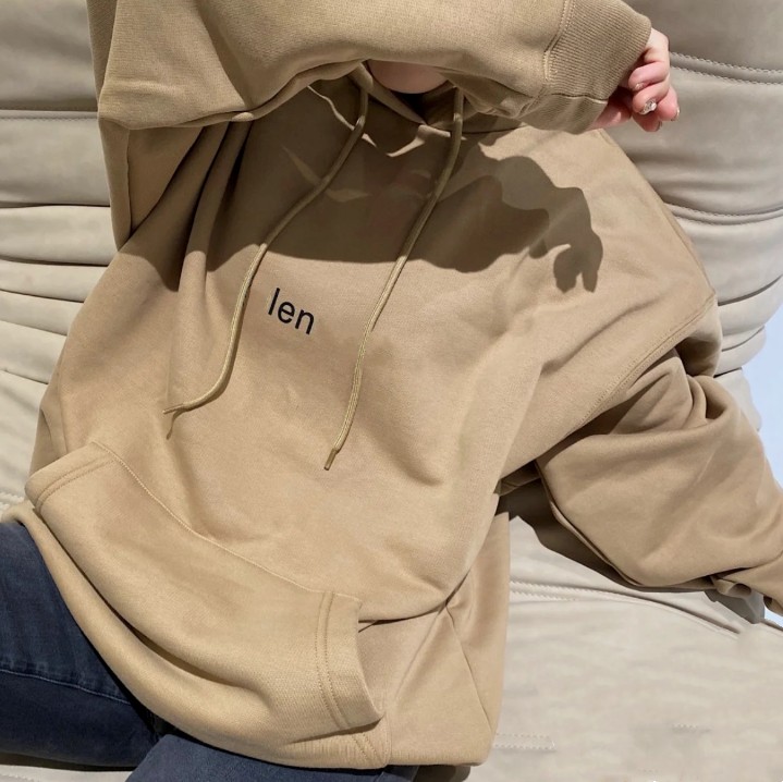 

France Paris Letters Print Oversize Hoodies Designer Luxury Fashion High Street Pullover Men Women Cotton Casual Sweatshirt, Khaki