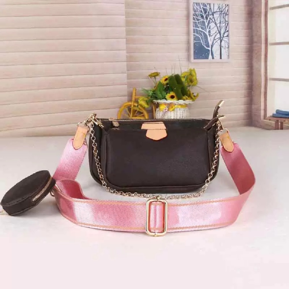 

luxurys designers bags favorite Multi Poche 44823 handbag fashion messenger bag ladies bag, Green