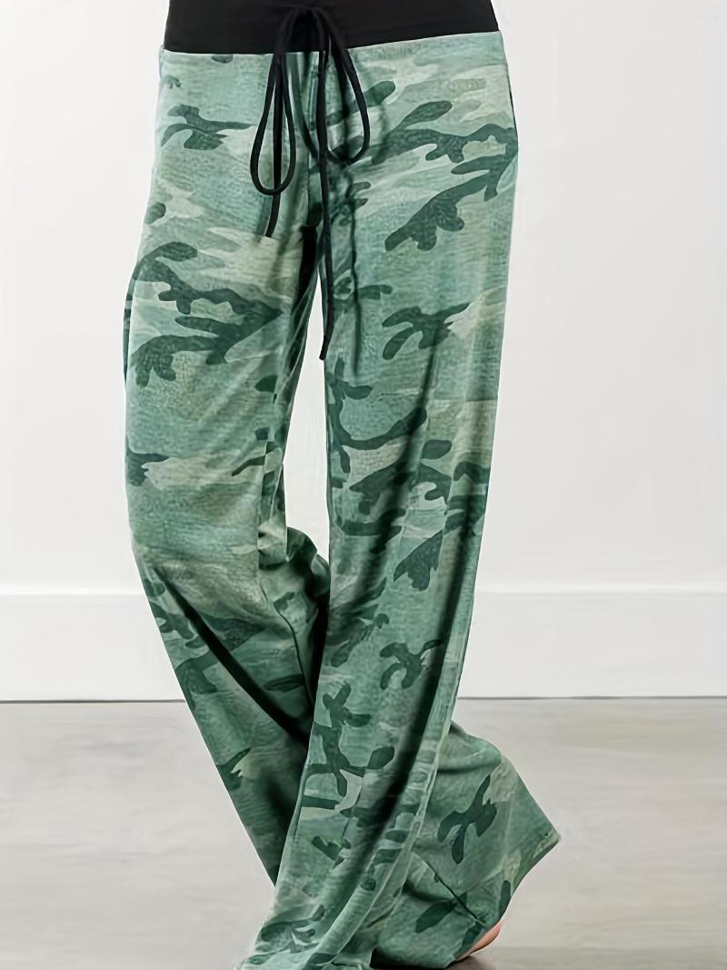 

Women's Pants Independence Day Long Length Casual Striped Stylish Loose Women's Clothing, Green