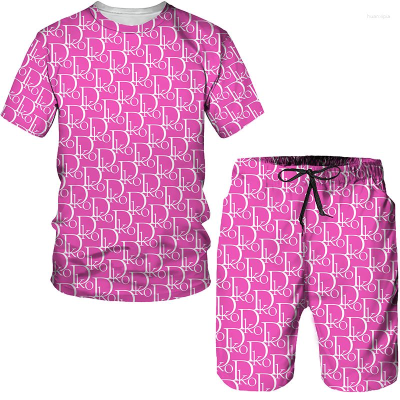 

Women's Tracksuits Letter Print Women Two Piece Set 2023 Summer Casual Loose Unisex Oversized T-Shirts And Shorts Suit Outfits, Sp-2