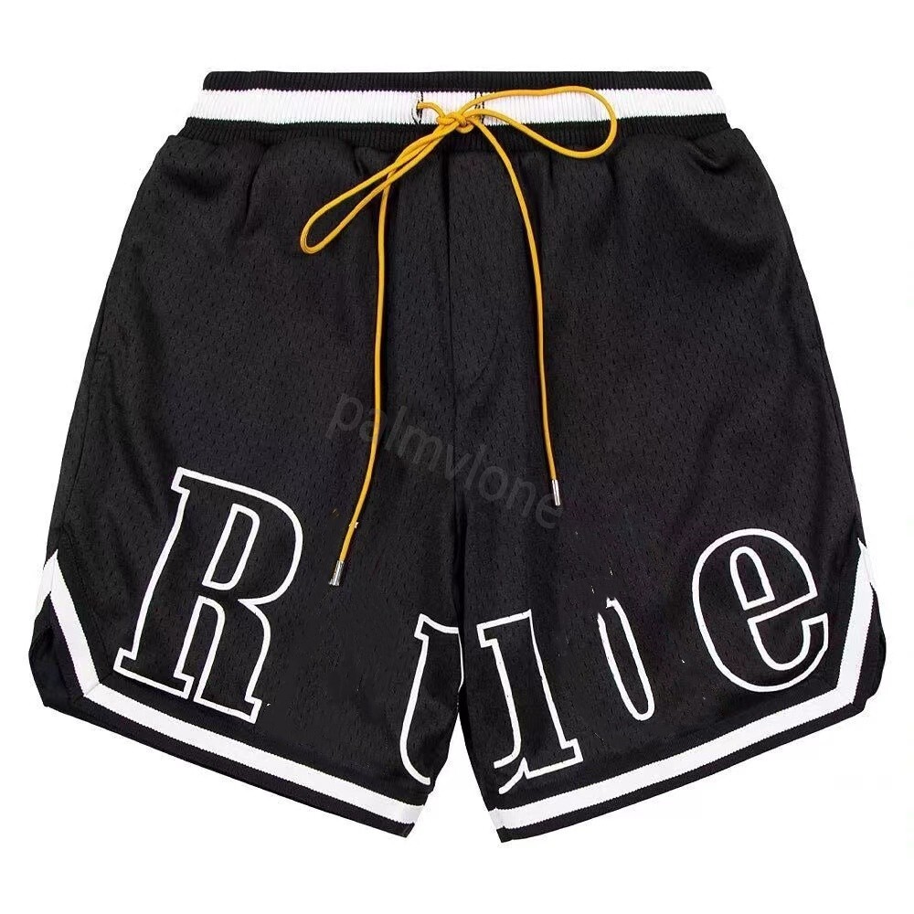 

Big RHUDE23 Mens Shorts Athletic Casual Mesh Short Men Womens High Quality Classic Beach Fashion Luxury Designer Casual Street Hip Hop Couples -3XL, The same as orignal