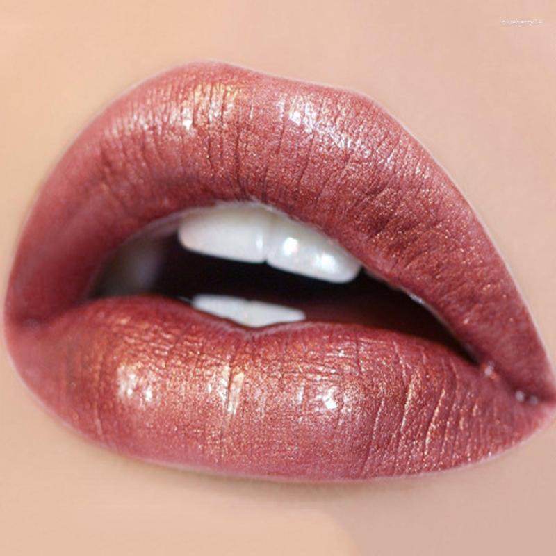 

Lip Gloss 8 Colors Diamond Shiny Matte Sexy Red Pink Nude Glitter Liquid Lipsticks Waterproof Long Lasting Makeup Lipgloss, 06