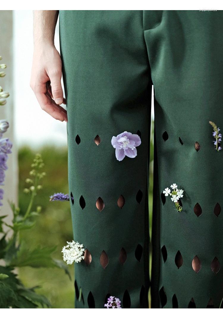 

Men' Pants Men' A2069 Fashion Men' 2023 Runway Luxury European Design Party Style Clothing, Picture shown