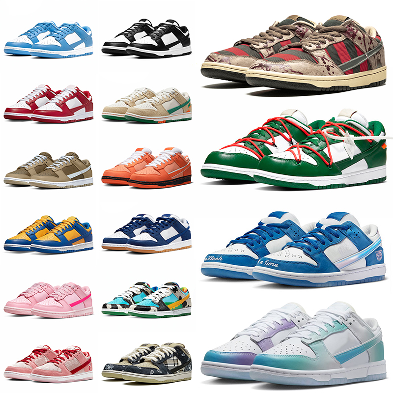 

Born x Raised 2023 designer shoes size 13 dunkes low sneakers Freddy Krueger UCLA Unlock Your Space off white Chunky Dunky Panda dhgate sports men women trainers 36-48, 36-45 argon