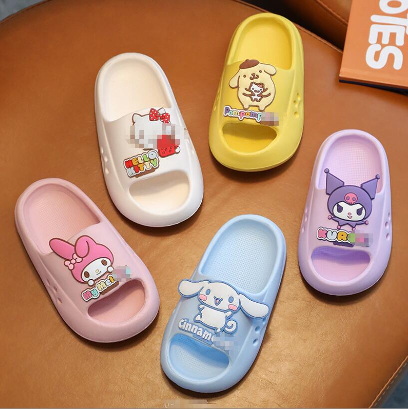 

Cartoon Cute Kuromi Melody Cinnamoroll Summer Slipper Home Girl Slipper Festival Gift Size 22-36