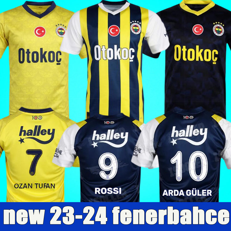 

23 24 fenerbahce soccer jerseys 2023 2024 ROSSI ARDA GULER BATSHUAYI fenerbahce Home Yellow 3rd away TUFAN SAMATTA PEROTTI H THIRD football shirt, 2023-24 home jersey