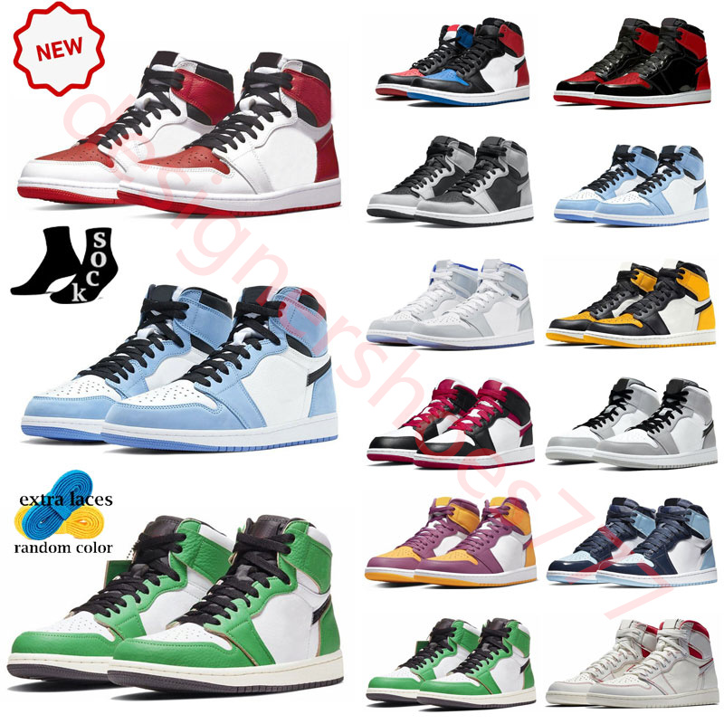 

Jumpman 1 Basketball Shoes Men Women 1S University Blue Dark Mocha Chicago UNC Skyline Lakers Washed Pink Concord Hyper Royal High Trainers Sneakers SIZE 36-47, Color#37