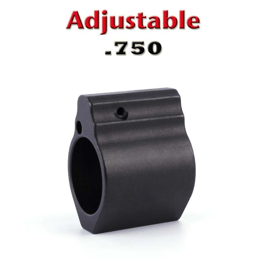 

High Quality Steel Low Profile 750 Adjustable Gas Block 556 2231386721, Black