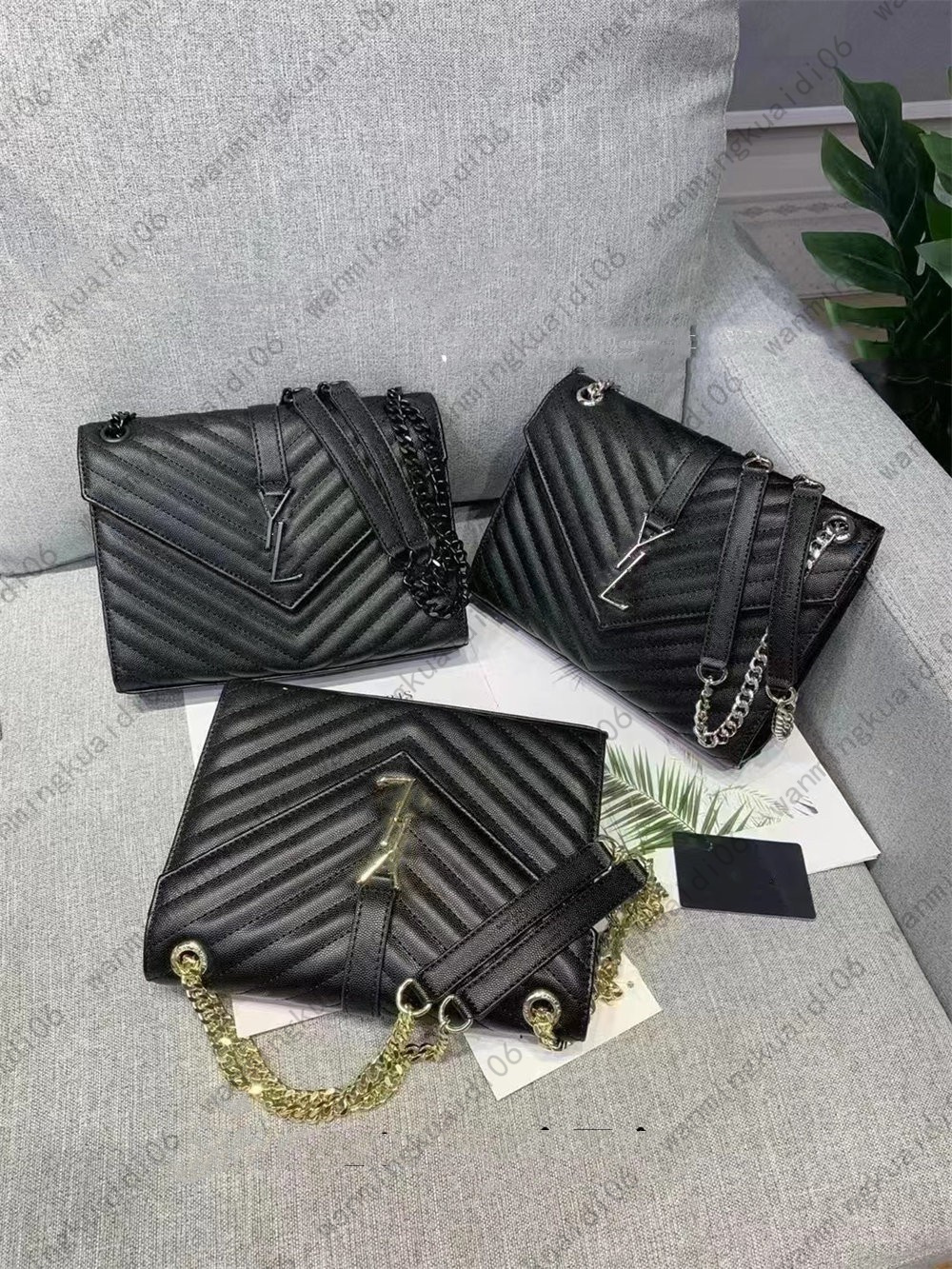 

Women Bag Handbag Flap Gold Silver Chain channel Shoulder Bags Luxury Designers Tote Lady Clutch Messenger fashion shoulder Bag, Freight difference