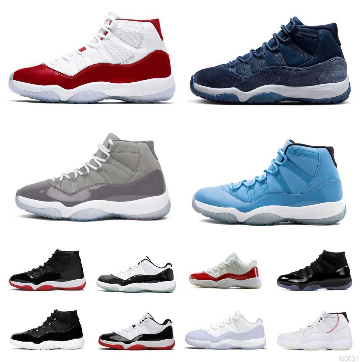 

Retro High 11 Basketball Shoes Jumpman 11s Jubilee 25th Anniversary Pure Violet Midnight Navy Cool Grey Cap and Gown Concord 45 Playoffs Bred Low Designer Sneakers, Heiress