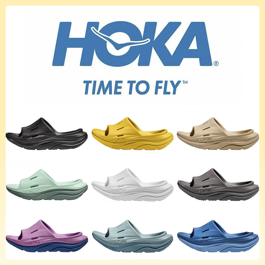 

Hoka One One Ora Recovery Slide 3 Hokas Slippers Designer Beach Sandal blue Summer Slides for Men and Women, Item#2