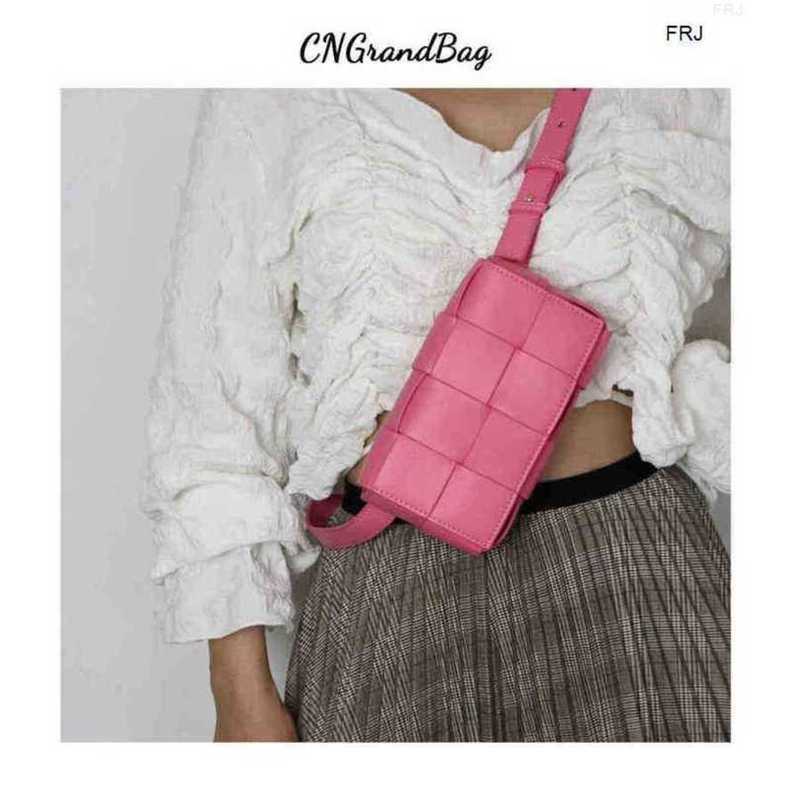 

Designer Bottegas Bags Venetas Cassettes Bag Tote Clutch Belt Weave Leather Flap Women Fashion Small Box Shoulder Genuine Chest Have Logo Frj B124, Red