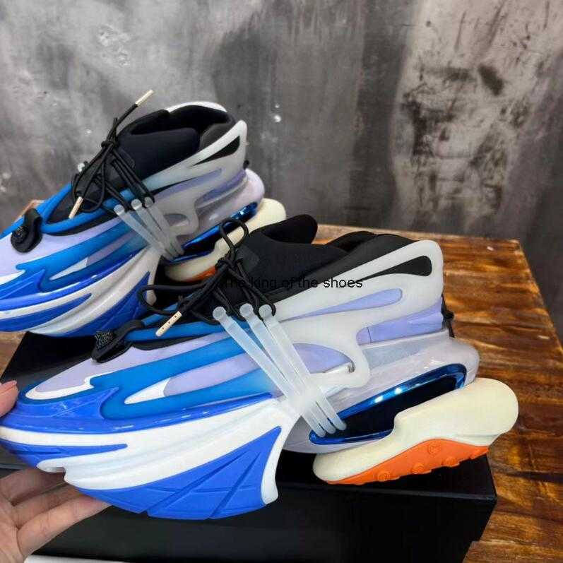 

shoes Unicorn Men Sneaker Yacht Iron Shoes Boat Designer Sneakers Men Women Top Quailty Shoes Metaverse Low-top Trainers Neoprene Leather Size 35-45 ship within 24 hrs, Color 1