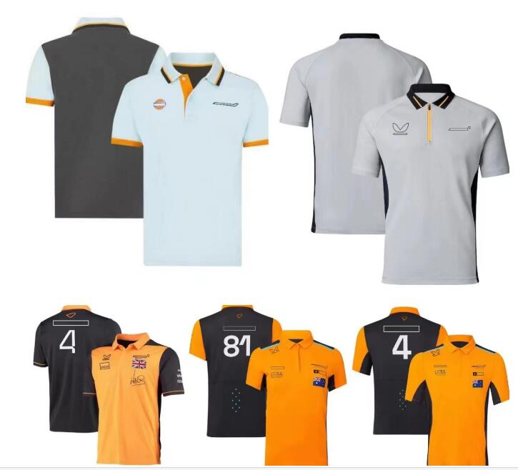 

F1 racing polo shirt summer new lapel T-shirt the same style customization