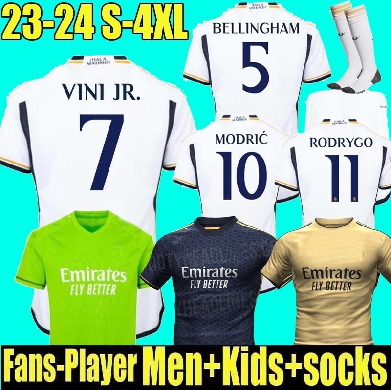 

XXXL 4XL BENZEMA Final soccer jerseys 22 23 24 Fans Player football shirt VINI JR TCHOUAMENI MODRIC VALVERDE 2023 2024 men kids reAL mADRIds KROOS BELLINGHAM uniform, 23 24 away