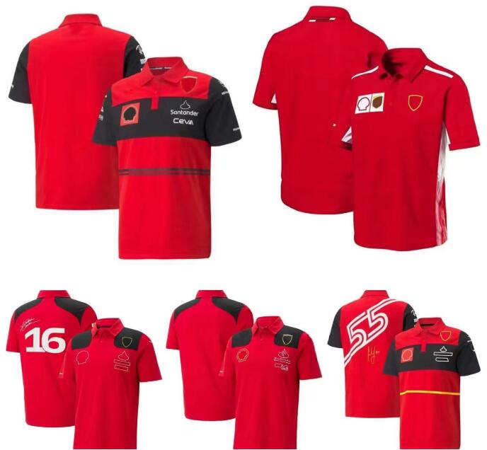 

f1 summer polo shirt crosscountry motorcycle racing suit polyester quickdrying can be customized